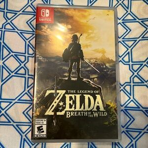 The Legend of Zelda Breath of the Wild game for Nintendo Switch. New.